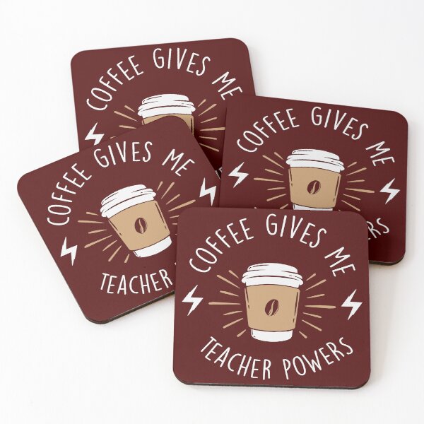 Item preview, Coffee gives me teacher powers_coffee for teachers gift ,funny gift idea designed and sold by Coffee-prince.