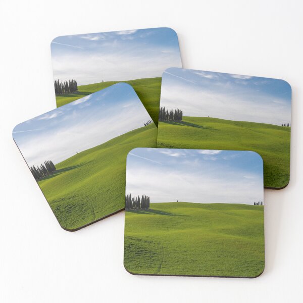 Item preview, Cypress trees in Val D Orcia designed and sold by pietrofoto.