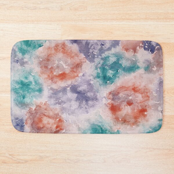 Item preview, watercolor hand painted abstract flowers 3 designed and sold by quinnstyle.