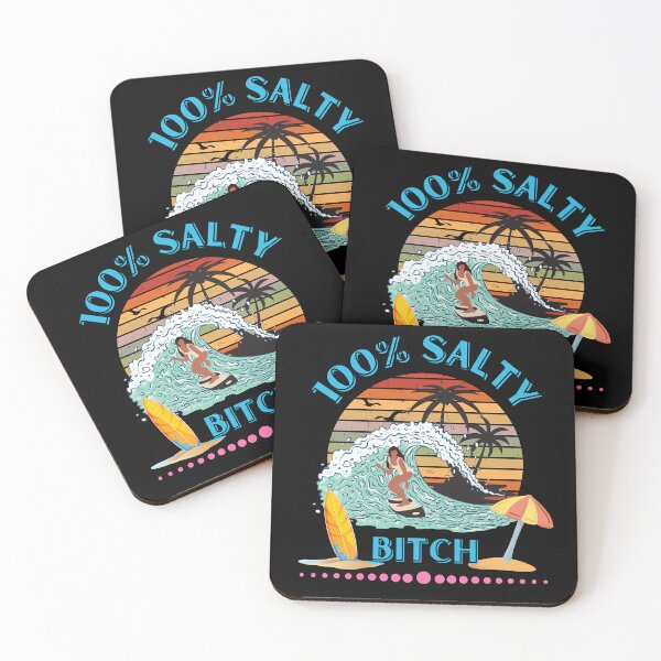 Item preview, 100 percent Salty Bitch. Beach surf design for women by dsrdirect designed and sold by dsrdirect.