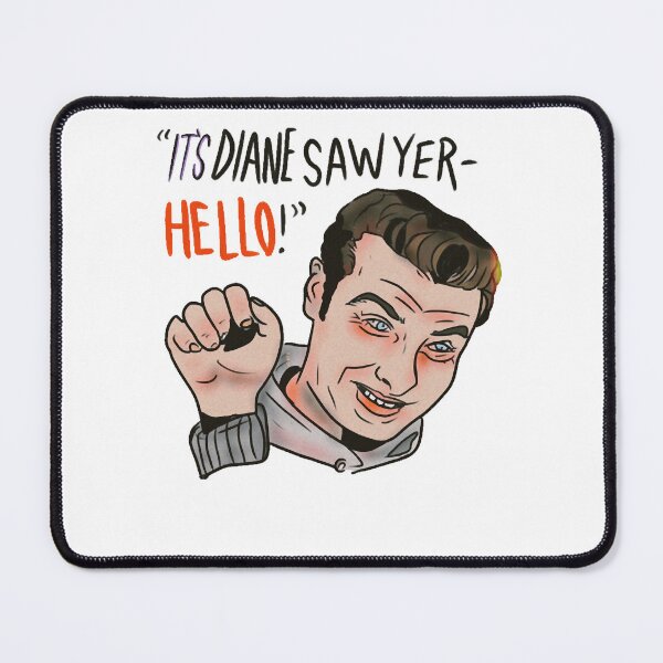 Item preview, “It’s Diane Sawyer, Hello!” Painting Gifts designed and sold by Cardoso858.