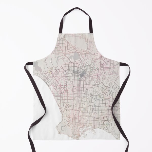 Item preview, Los Angeles Map, Los Angeles California USA City designed and sold by TheRedFinch.