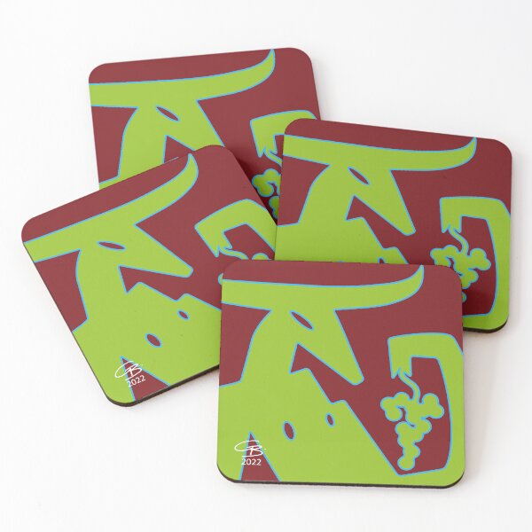 Vinotaur_01 Coasters (Set of 4)