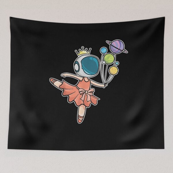 Item preview, Cute Ballerina Girl Space Astronaut  designed and sold by osborange.