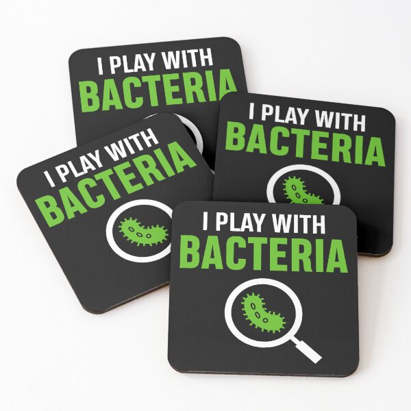 Item preview, I play with Bacteria - funny microbiologist designed and sold by SidTastic .