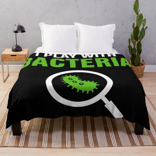Item preview, I play with Bacteria - funny microbiologist designed and sold by SidTastic .