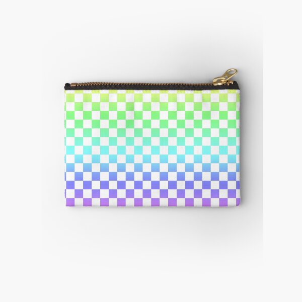 Item preview, White checkered Rainbow Ombre designed and sold by SaradaBoru.