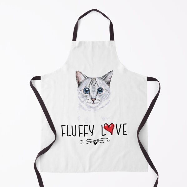 Item preview, Cat Fluffy Love Kitty Meow Portrait designed and sold by Blok45.