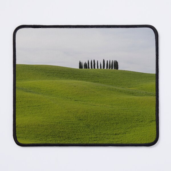 Item preview, Cypress trees in Val D Orcia designed and sold by pietrofoto.