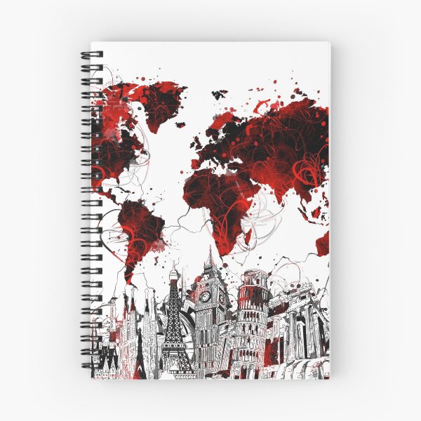 Item preview, world map designed and sold by BekimART.