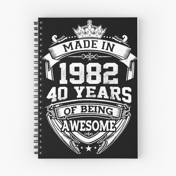 Item preview, Made In 1982 40 Years Of Being Awesome Classic Birthday designed and sold by AraJordeStore.