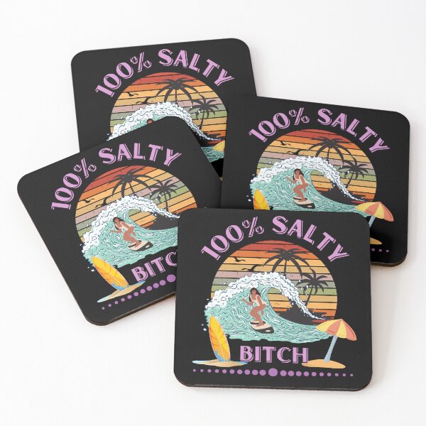 Item preview, 100 percent Salty Bitch. Beach surf design for women by dsrdirect designed and sold by dsrdirect.