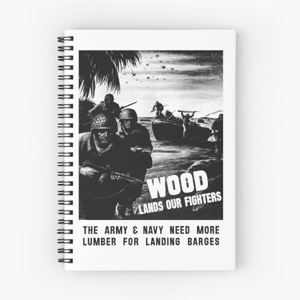 Item preview, Wood Lands Our Fighters -- WW2 Propaganda designed and sold by warishellstore.