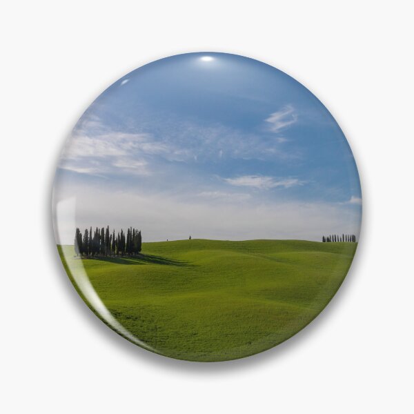Item preview, Green field with trees in Val D Orcia designed and sold by pietrofoto.