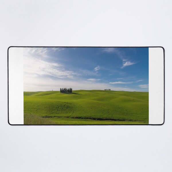 Item preview, Green field with trees in Val D Orcia designed and sold by pietrofoto.