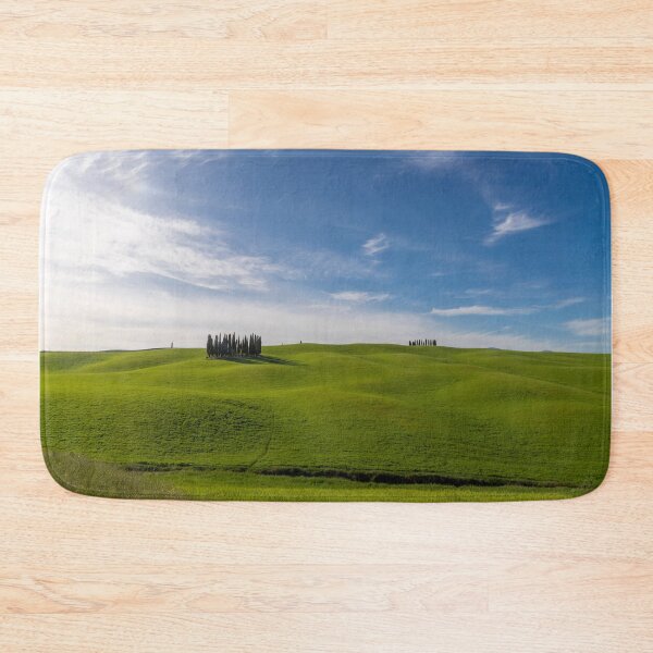 Item preview, Green field with trees in Val D Orcia designed and sold by pietrofoto.