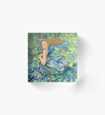 The Ruler of Malachite Acrylic Block