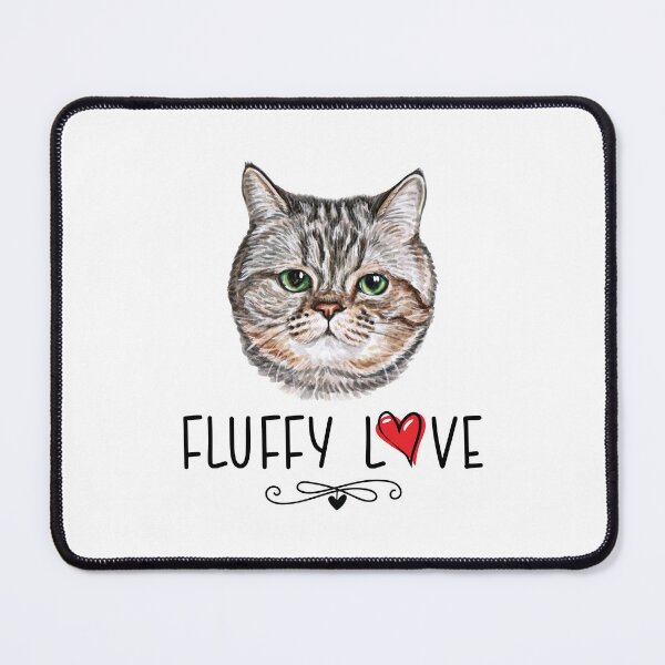 Item preview, Cat Fluffy Love Kitty Meow Portrait  designed and sold by Blok45.