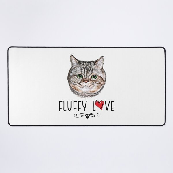 Item preview, Cat Fluffy Love Kitty Meow Portrait designed and sold by Blok45.