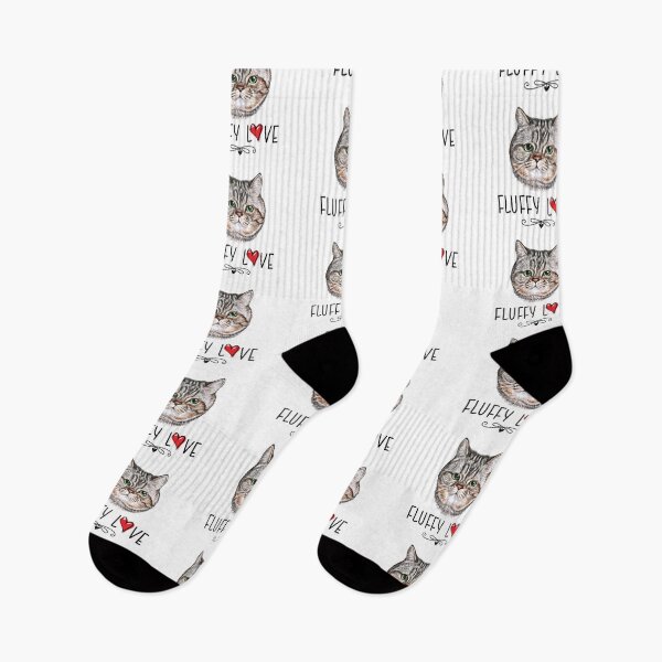 Item preview, Cat Fluffy Love Kitty Meow Portrait  designed and sold by Blok45.