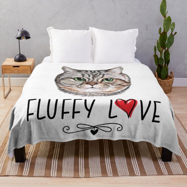 Item preview, Cat Fluffy Love Kitty Meow Portrait designed and sold by Blok45.