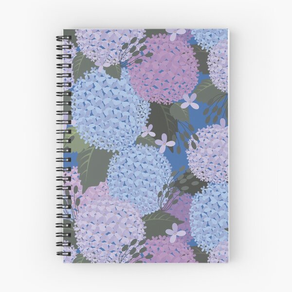Item preview, Hydrangea. A seamless pattern of light violet designed and sold by Nata-V.