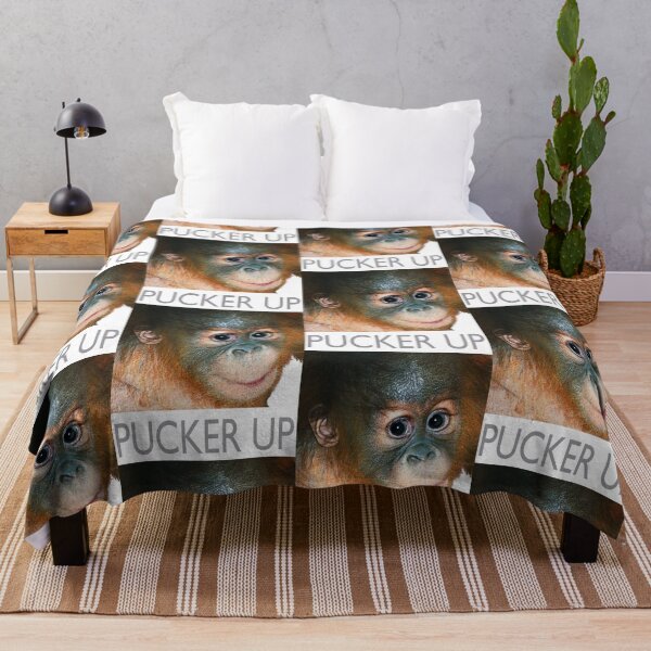 Item preview, orangutan  Pucker up designed and sold by Trish Hart.