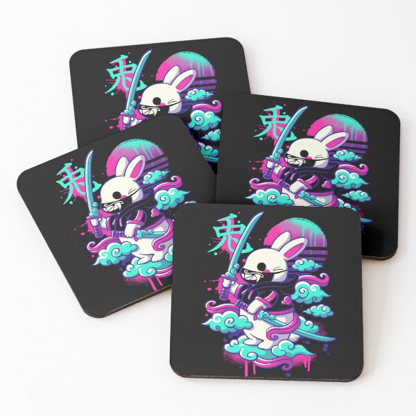 Item preview, Cyber samurai bunny designed and sold by NemiMakeit.