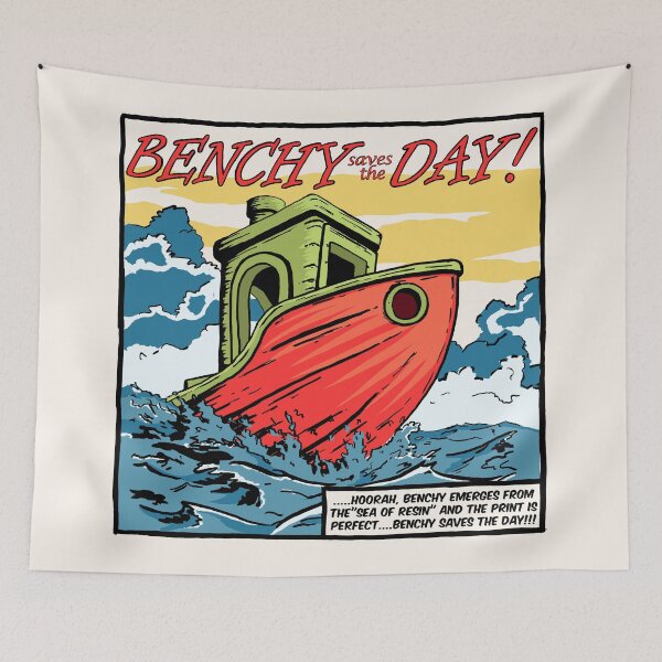 Item preview, Benchy saves the Day! designed and sold by FibreGrease.