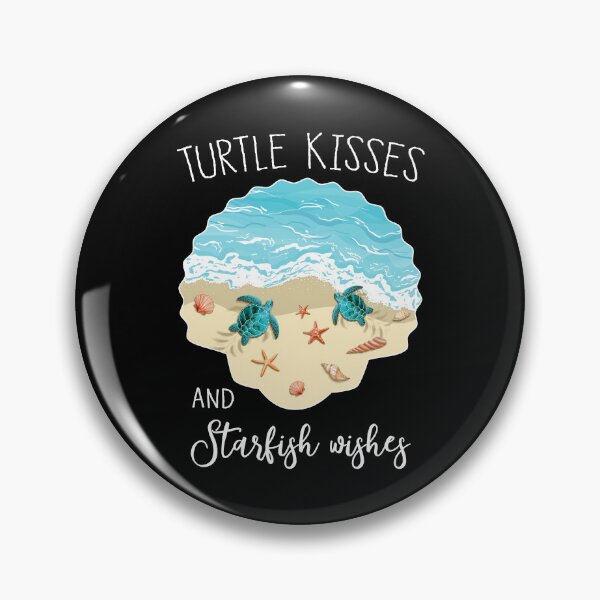 Artikelvorschau, Niedliche Schildkröte küsst Ozean-Meeresschildkröte-Liebhaber-Starfish-Strand-Schutz entworfen und verkauft von tuanitus.