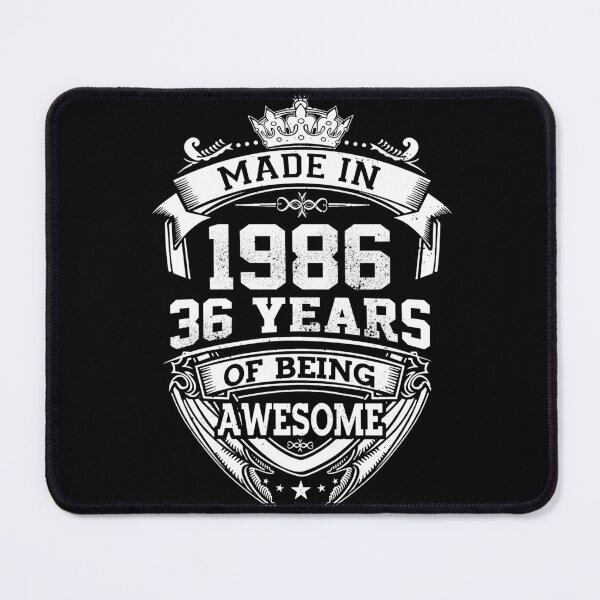 Item preview, Made In 1986 36 Years Of Being Awesome Classic Birthday designed and sold by AraJordeStore.