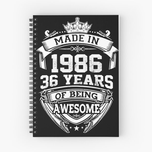 Item preview, Made In 1986 36 Years Of Being Awesome Classic Birthday designed and sold by AraJordeStore.