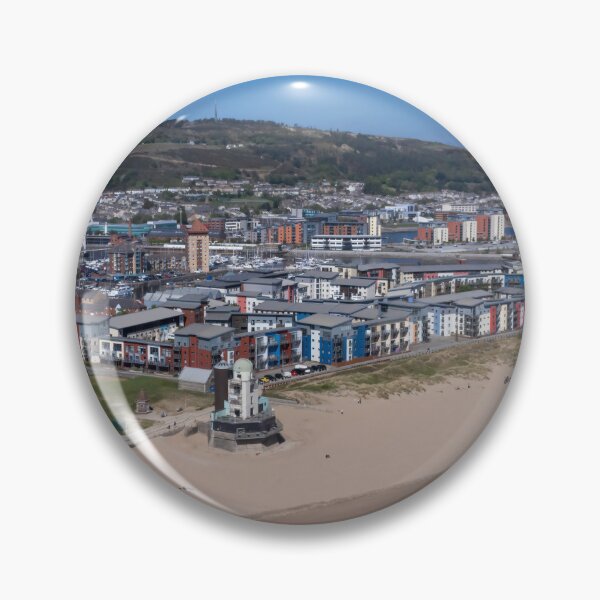 Item preview, Aerial view of Swansea East designed and sold by Leighton Collins.