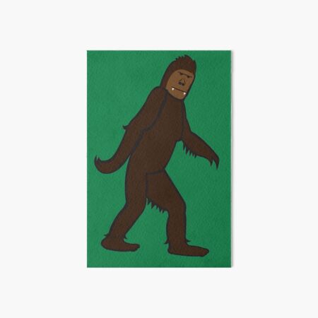 Bigfoot Art Board Print