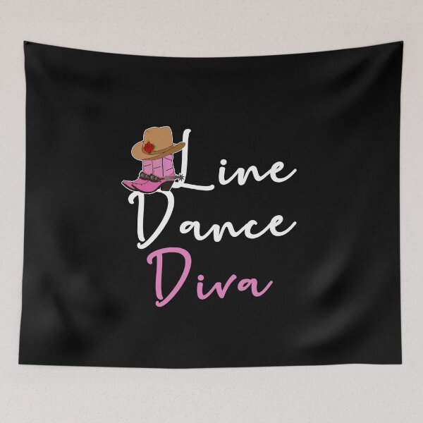 Item preview, Line Dance Diva Line Dancing Line Dancer Cowgirl designed and sold by theshirtinator.