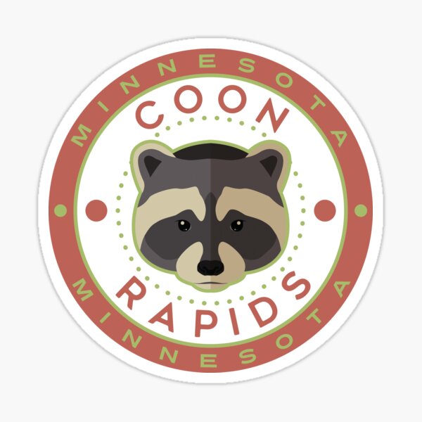 Item preview, Coon Rapids, Minnesota, USA. Lettering. Orange and green color designed and sold by Dmitry Sytnikov.