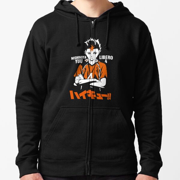 Nishinoya Yuu - Haikyuu Zipped Hoodie