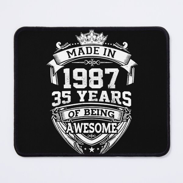Item preview, Made In 1987 35 Years Of Being Awesome Classic Birthday designed and sold by AraJordeStore.