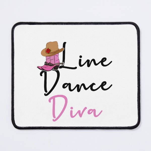 Item preview, Line Dance Diva Line Dancing Line Dancer Cowgirl designed and sold by theshirtinator.