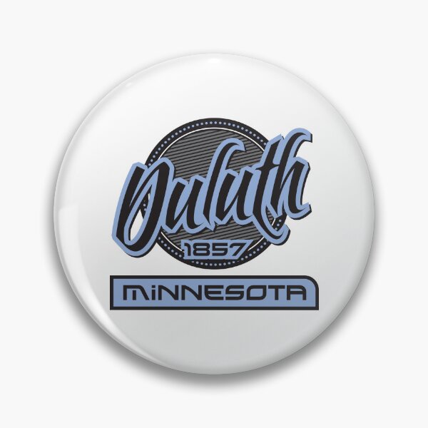 Item preview, Duluth, Minnesota, USA. Lettering. Blue color designed and sold by Dmitry Sytnikov.