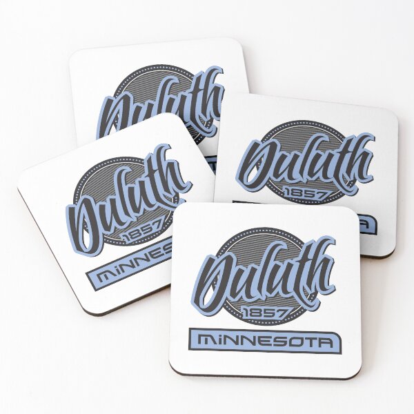 Item preview, Duluth, Minnesota, USA. Lettering. Blue color designed and sold by Dmitry Sytnikov.