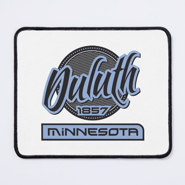 Item preview, Duluth, Minnesota, USA. Lettering. Blue color designed and sold by Dmitry Sytnikov.
