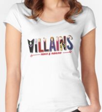 Schurken Tailliertes Rundhals-Shirt