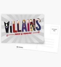 Villains Postcards