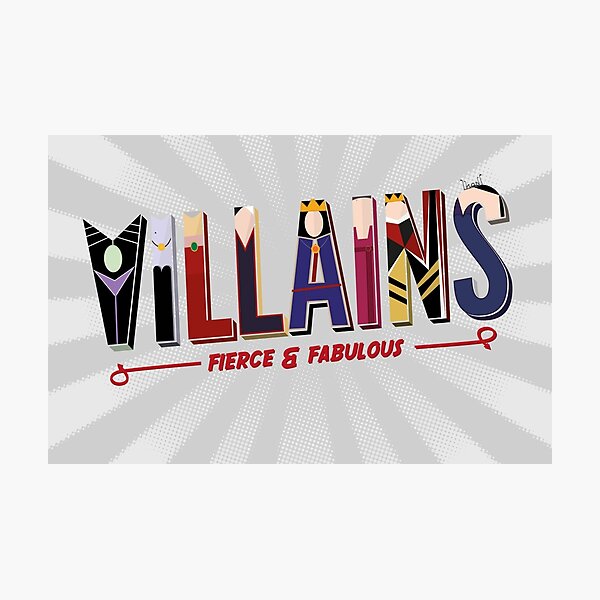 Villains Photographic Print