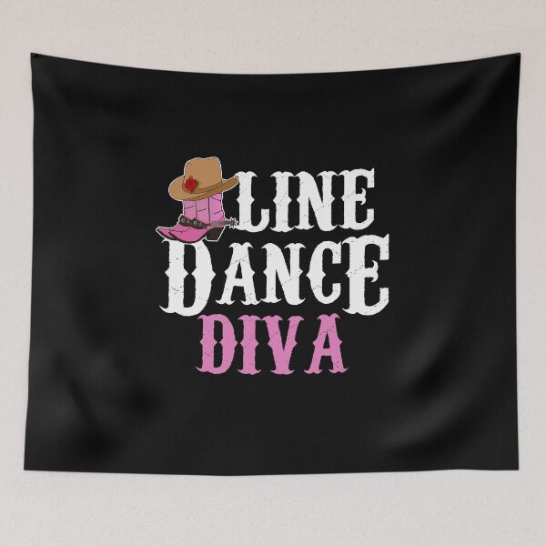 Item preview, Cute Line Dance Diva Line Dancing Line Dancer Cowgirl designed and sold by theshirtinator.