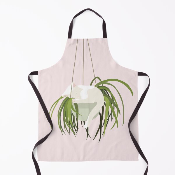 Item preview, Sleeping Cat in Hanging Plant designed and sold by zykydesigns.