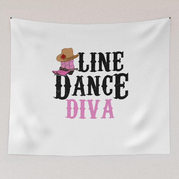 Item preview, Cute Line Dance Diva Line Dancing Line Dancer Cowgirl designed and sold by theshirtinator.