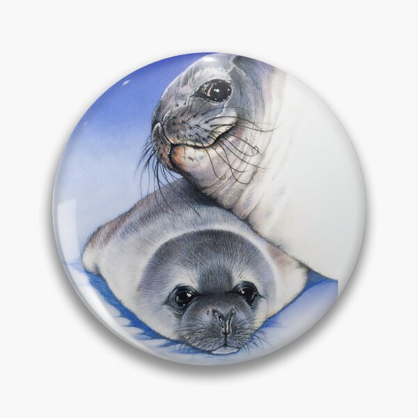 Item preview, Antarctic weddell seal and pup designed and sold by Trish Hart.