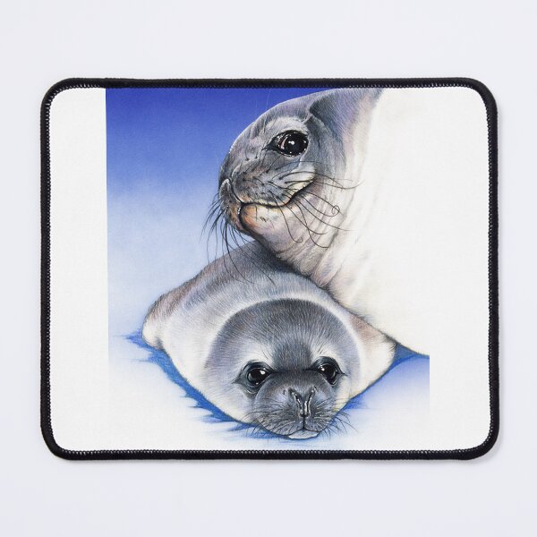 Item preview, Antarctic weddell seal and pup designed and sold by Trish Hart.